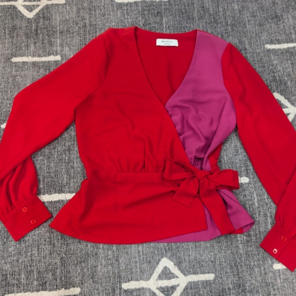 BAILEY 44 NINA COLOR BLOCKED BLOUSE - Picture 2 of 9